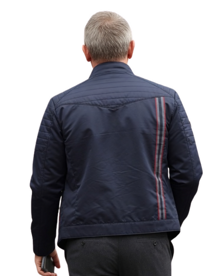 No Time To Die Daniel Craig James Bond Blue Cotton Jacket sale Live