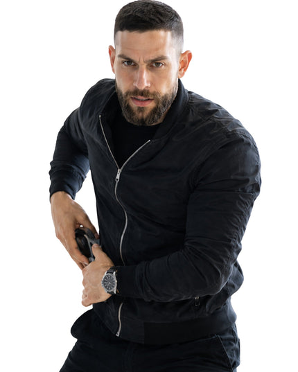 Omar Adom Zidan FBI S06 Black Bomber Jacket