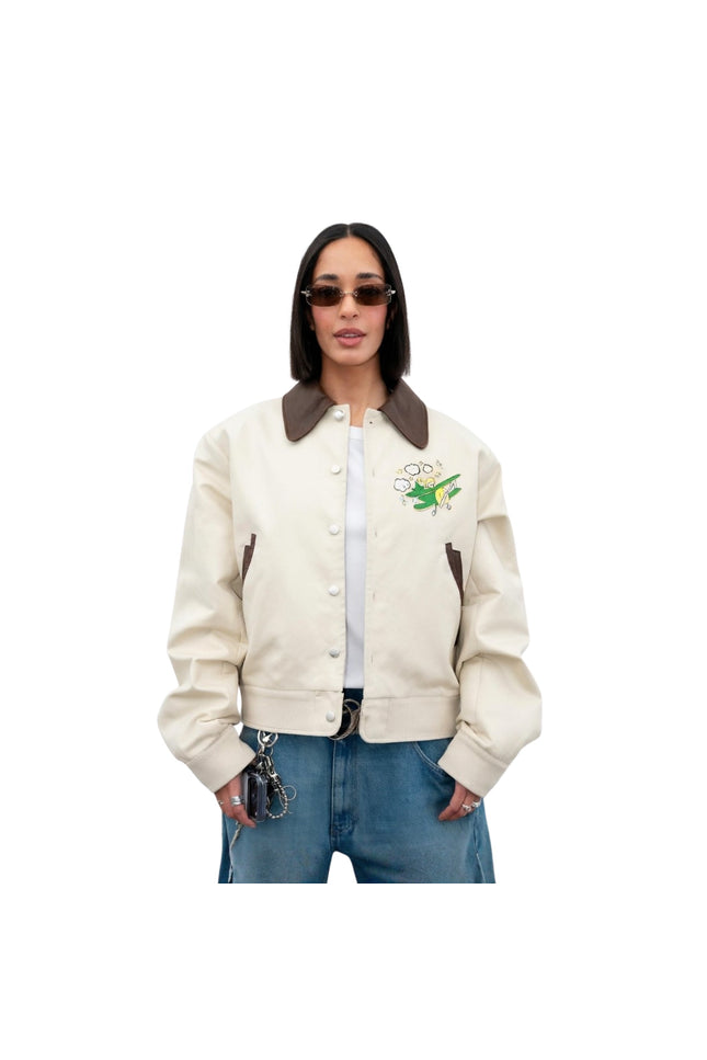 PFW 2026 Dina Ayada Leather Jacket