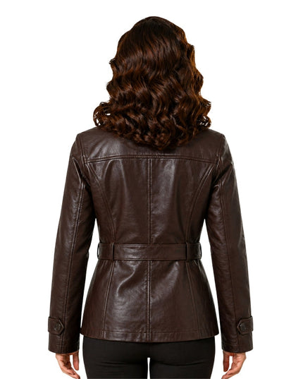 Peggy Carter Captain America Brown Leather Jacket