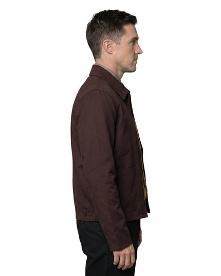 Phil Dunster 2026 Brown Leather Jacket from HBO Max Series