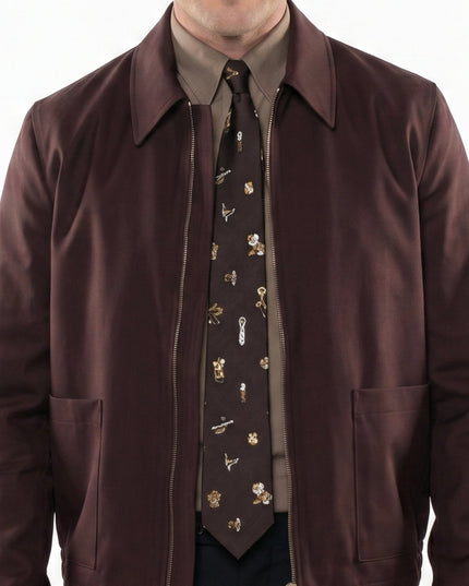 Phil Dunster HBO Max Street Style Brown Jacket 2026