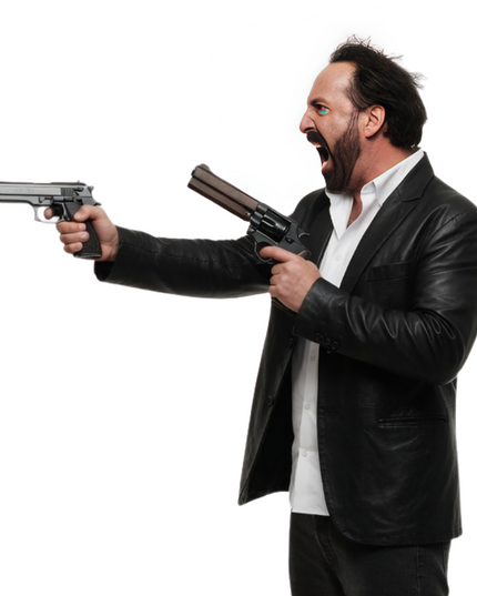 Prisoners of the Ghost land Nicolas Cage Black Leather Suit Jacket Live Now