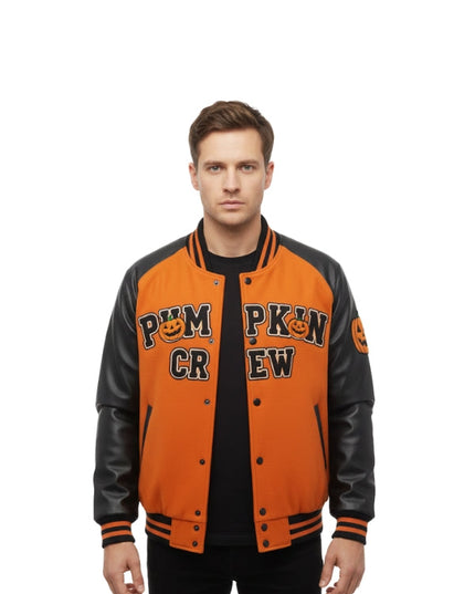 Pumpkin Crew Varsity Jacket
