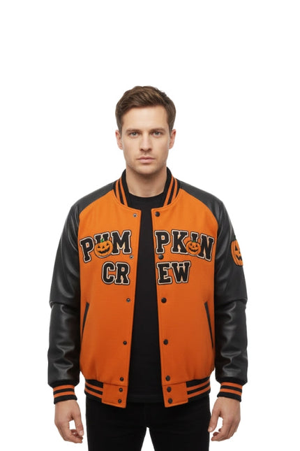 Pumpkin Crew Varsity Jacket