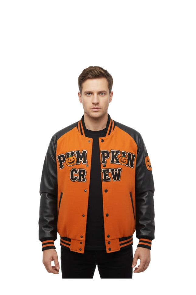 Pumpkin Crew Varsity Jacket