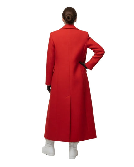 Red Wool Trench Coat Emily Cooper S04