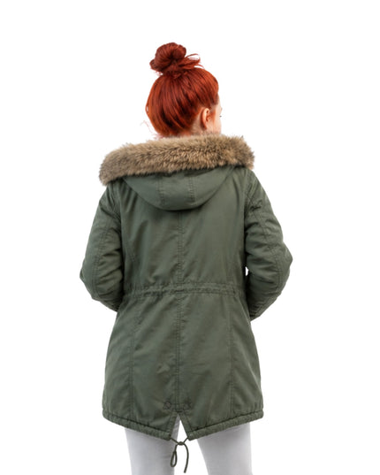 Resident Alien D’Arcy Bloom Green Shearling Hooded Jacket