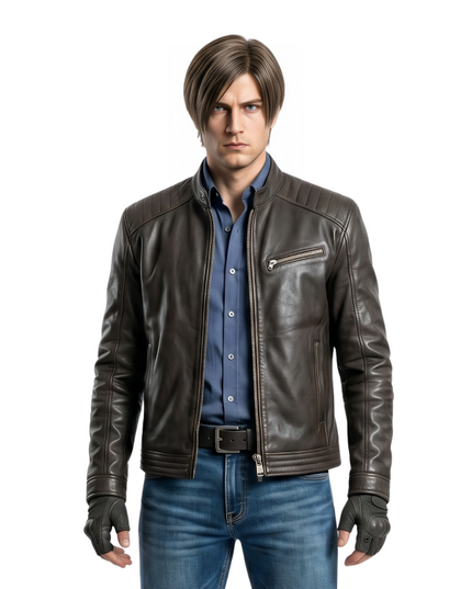 Resident Evil Leon S Kennedy Black Jacket