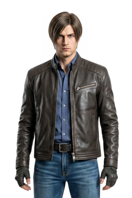 Resident Evil Leon S Kennedy Black Jacket