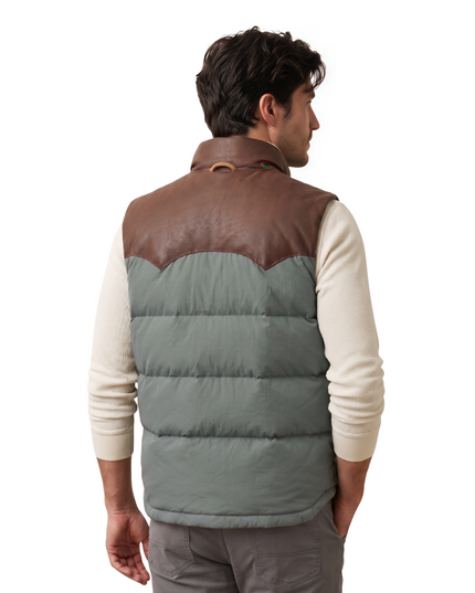 Retro Cowboy Style Quilted Vest Buy
