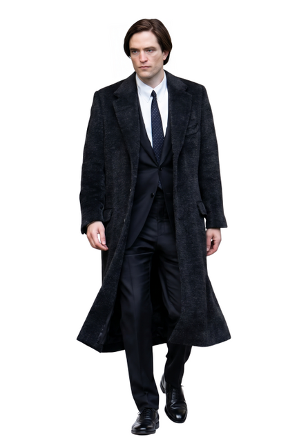 Robert Pattinson The Batman 2022 Black Long Coat