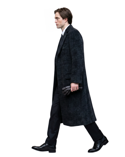 Robert Pattinson The Batman 2022 Black Long Coat Live Now