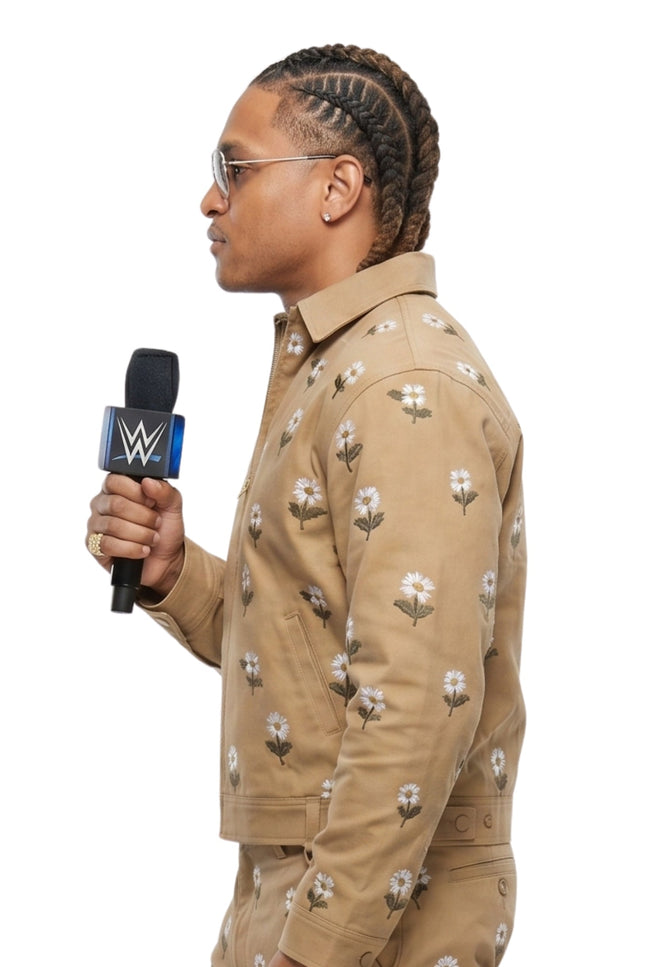 Rotimi Houston Rockets vs Lakers Game Night Leather Jacket