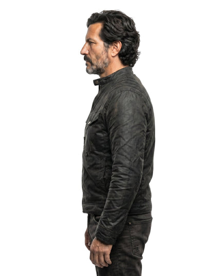 Russ Taylor MacGyver Black Leather Jacket