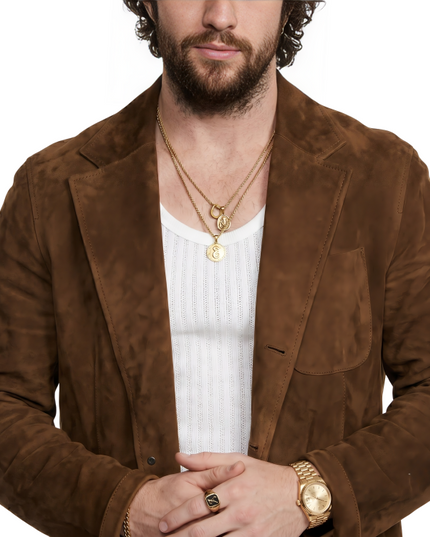 Sale Live On Aaron Taylor-Johnson 28 Years Later Suede Blazer