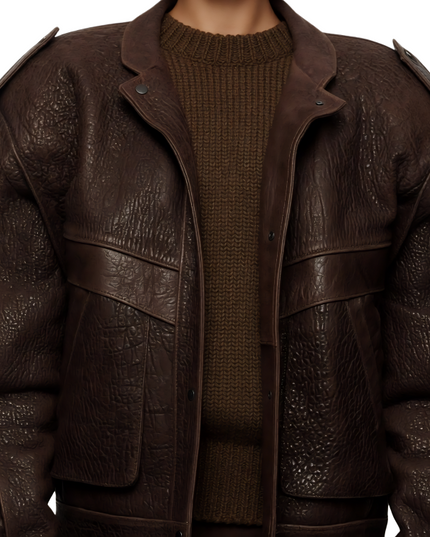 Sale Live On Hailey Bieber Oversized Brown Bomber Jacket Today