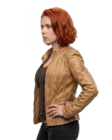 Scarlett Johansson Avengers Natasha Romanoff Jacket Live
