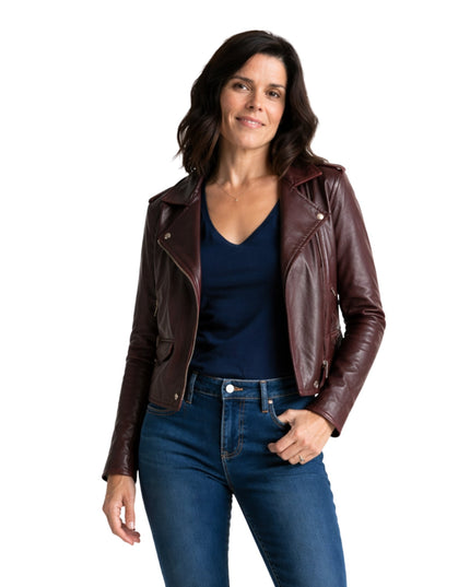 Scream-5-Sidney-Prescott-Biker-Brown-Leather-Jacket
