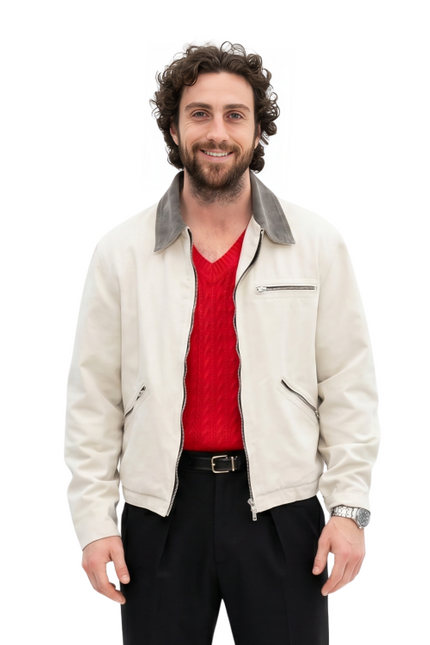 Shop The 28 Years Later Aaron Taylor-Johnson Cotton Jacket