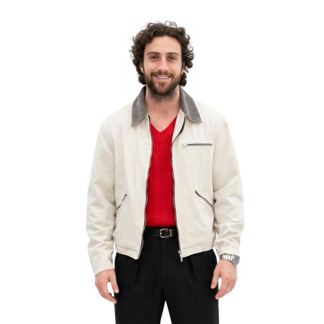 Shop The 28 Years Later Aaron Taylor-Johnson Cotton Jacket
