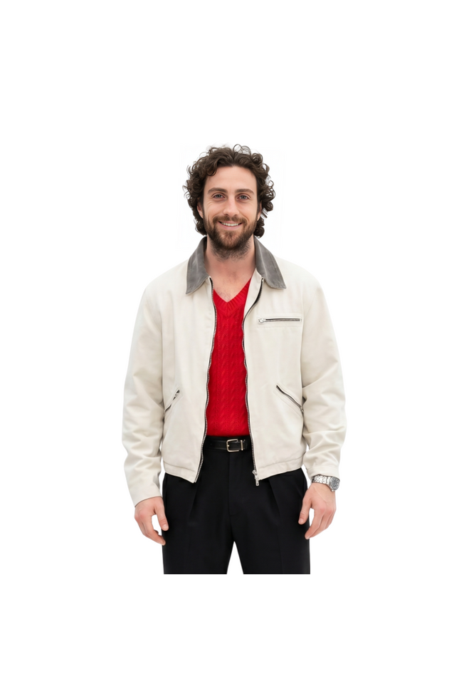 Shop The 28 Years Later Aaron Taylor-Johnson Cotton Jacket