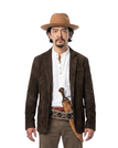 men / xs / brown