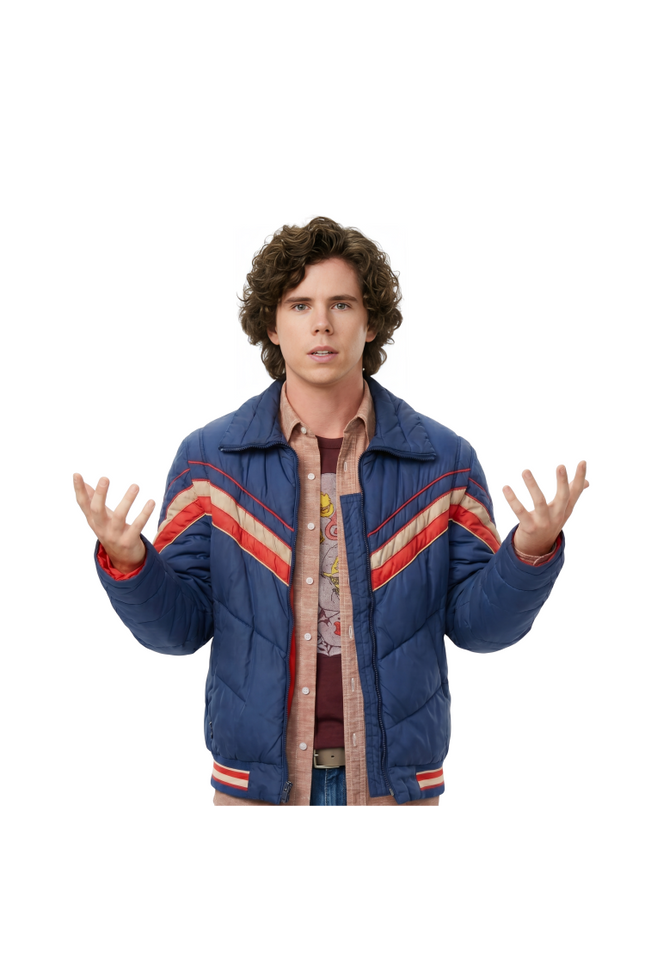 Shop The Axl Heck The Middle Charlie McDermott Blue Jacket