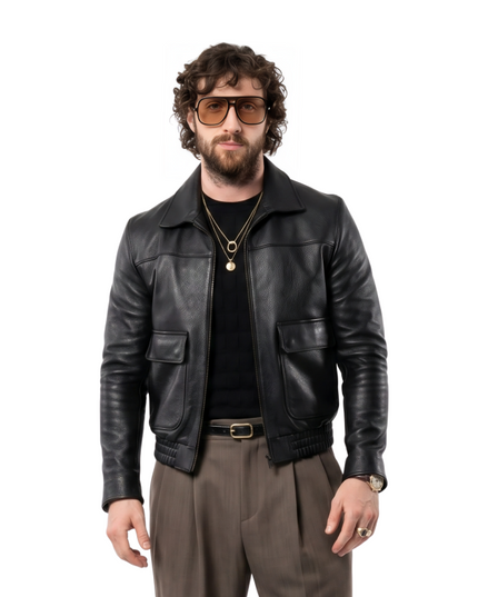 Shop The Jamie 28 Years Later Black Leather Jacket