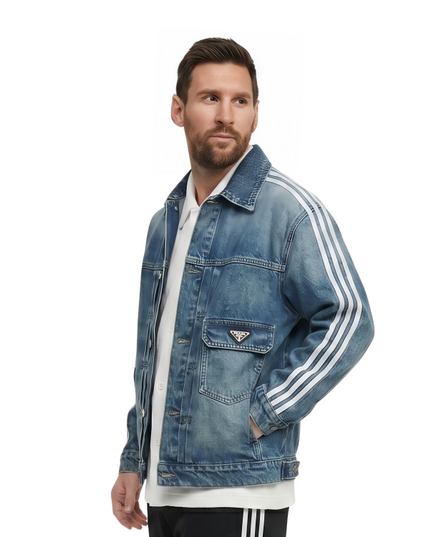 Shop The Lionel Messi FIFA World Cup Denim Jacket Today