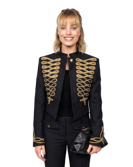 Shop The Margot Robbie McQueen Black Jacket
