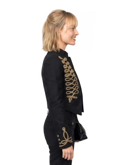 Shop The Margot Robbie McQueen Black Jacket Today