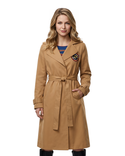 Shop The Melissa Benoist Supergirl Cotton Coat