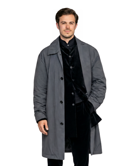 Shop The Wuthering Heights Jack Edwards Grey Coat