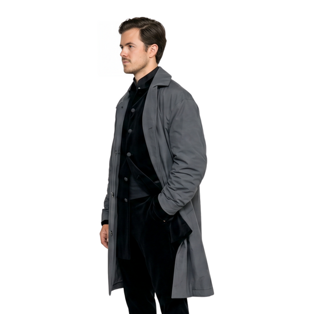 Shop The Wuthering Heights Jack Edwards Grey Coat Today