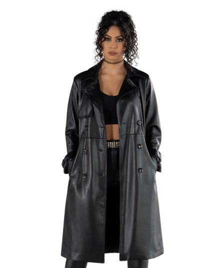 Shoresy S02 Ziigwan Keilani Rose Black Coat