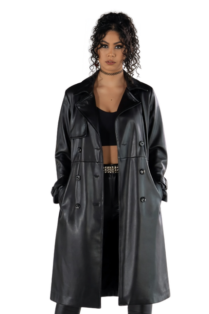 Shoresy S02 Ziigwan Keilani Rose Black Coat