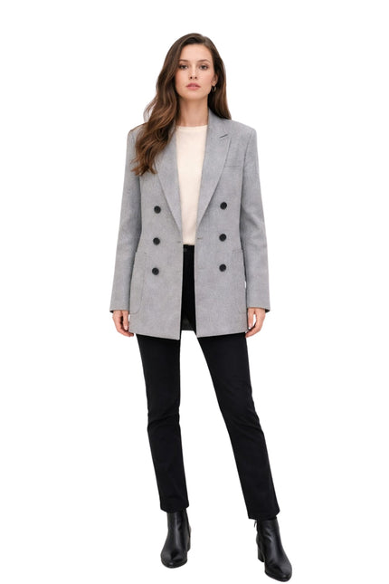 Silent Witness S29 Emilia Fox Grey Blazer