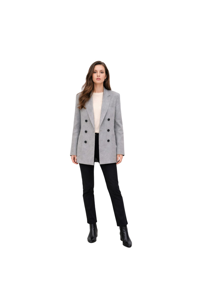 Silent Witness S29 Emilia Fox Grey Blazer