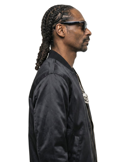Snoop Dogg Black Satin Coachella Jacket 2026