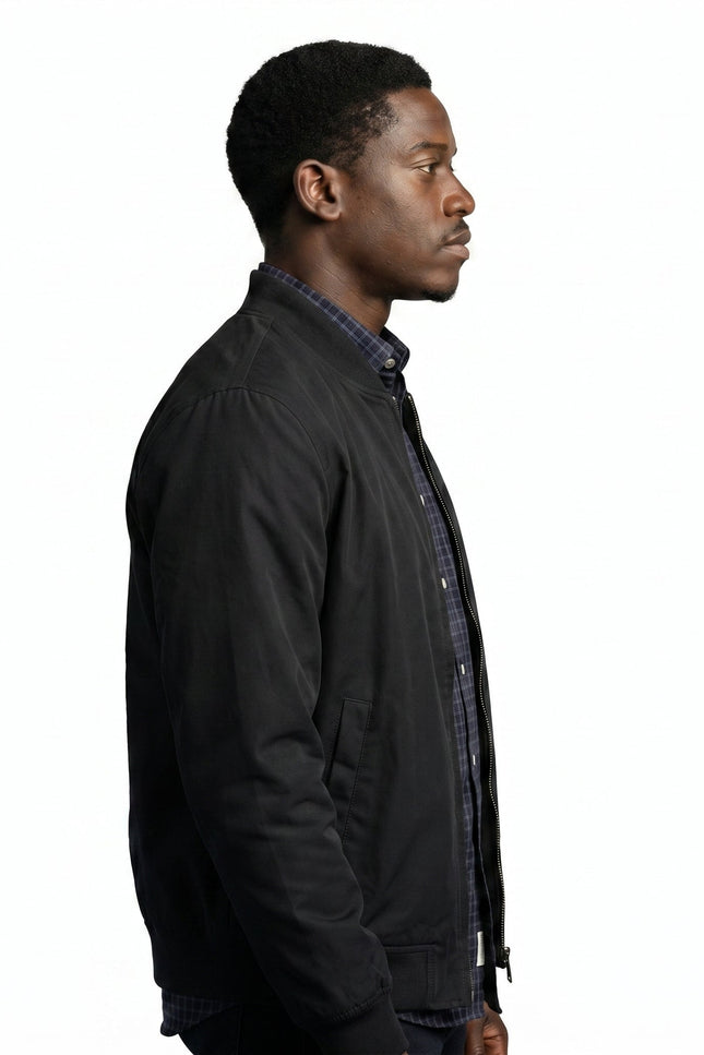 Snowfall Franklin Saint Black Bomber Jacket