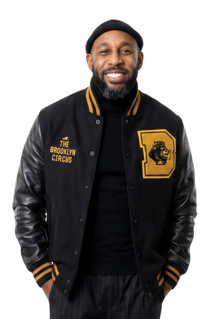Stephen Boss Georgia Bulldogs Black Varsity Jacket