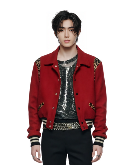 Sunghoon Enhypen Sweet Venom Red Jacket