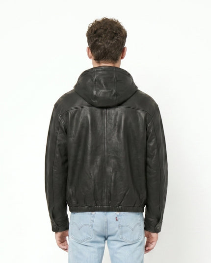 Supreme Marithé François Girbaud Hooded Leather Flight Bomber Jacket