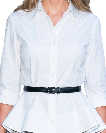 Taylor Swift NYC Casual White Cotton Shirt