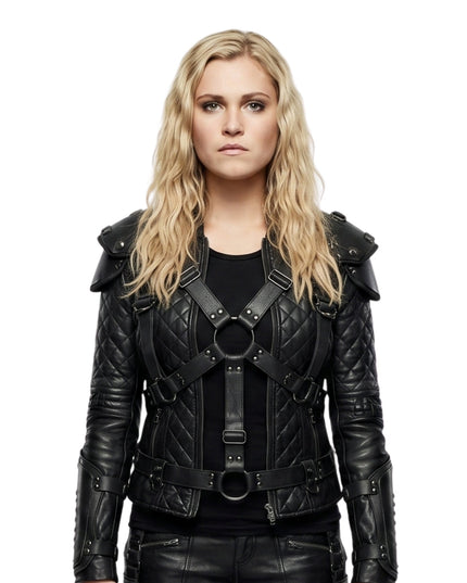 The 100 TV Series Black Leather Jacket Clarke Griffin
