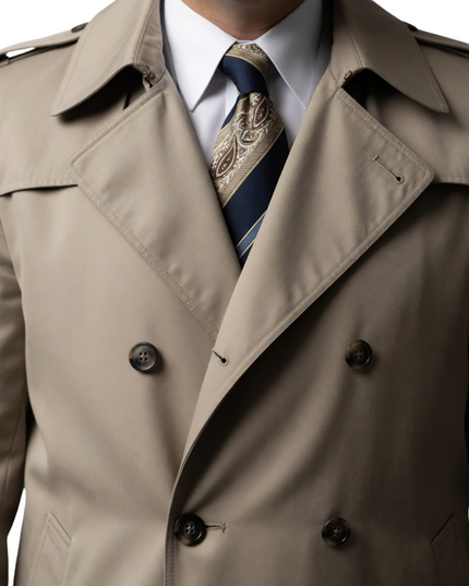 The Apprentice Sebastian Stan Beige Cotton Long Coat Buy Now