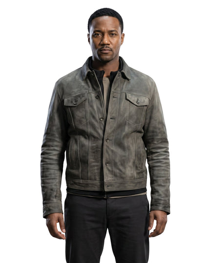 The Boys 2026 Reggie Franklin Suede Leather Jacket