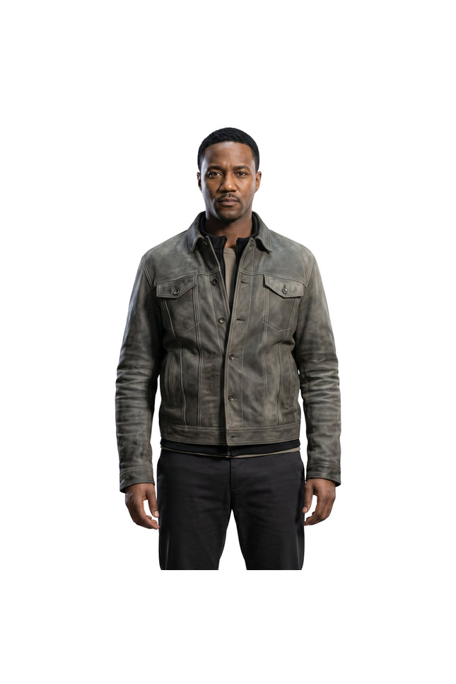 The Boys 2026 Reggie Franklin Suede Leather Jacket