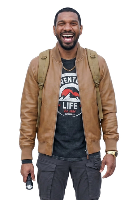 The Boys S05 Laz Alonso Brown Leather Jacket Buy Now
